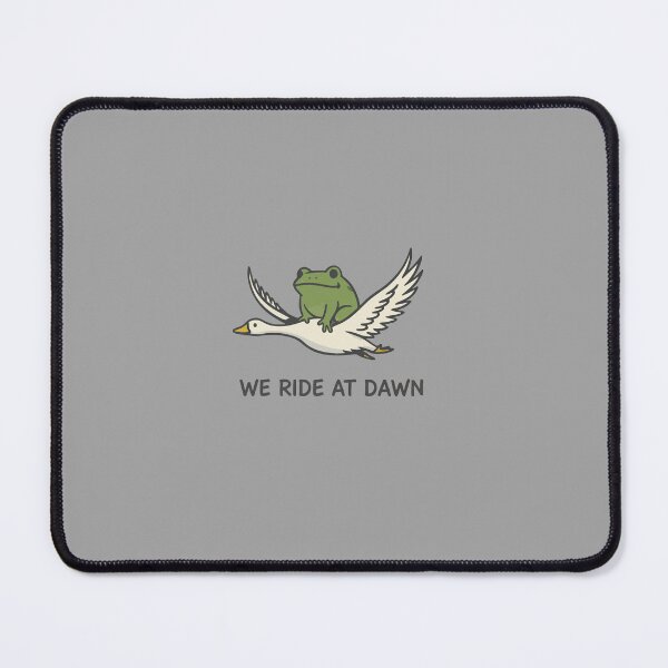 Item preview, We Ride at Dawn Funny Frog and Goose - Chaotic Meme Retro Shirt designed and sold by BANKACEM.STORE.