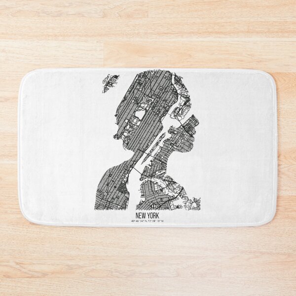 Item preview, New York USA poster map2 designed and sold by DopamineDr0p.