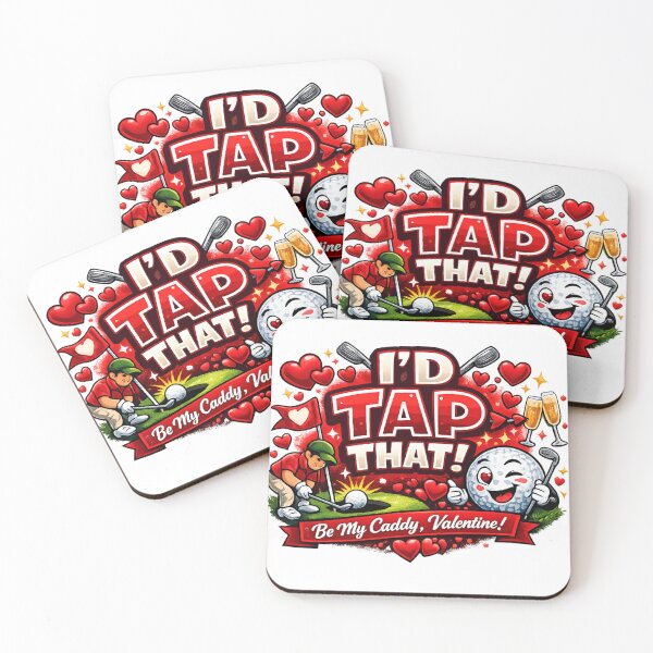 Item preview, Happy Golf Valentine Design Full of Love designed and sold by Tender Flower Clothing.