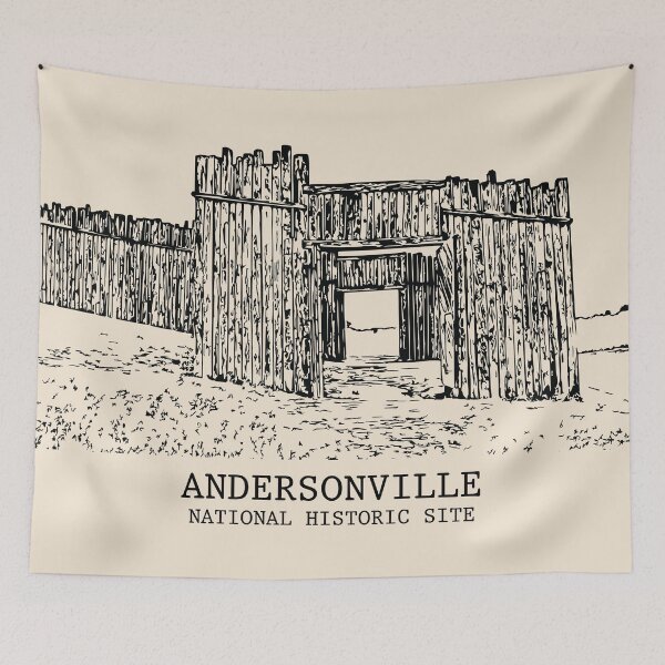 Item preview, Andersonville National Historic Site designed and sold by Lakeric Cityscapes.