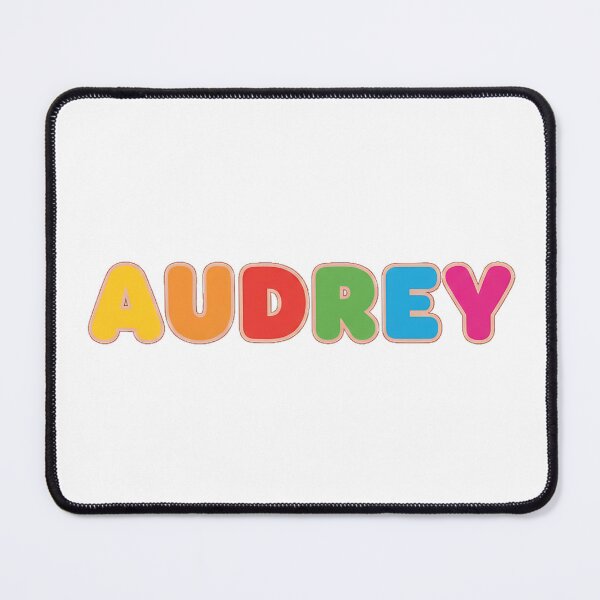 Item preview, ❤️ Audrey Personalized Name Wavy Retro Shirt, Coffee Mug, Sticker Gift designed and sold by HelixPedia.