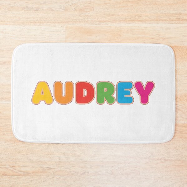 Item preview, ❤️ Audrey Personalized Name Wavy Retro Shirt, Coffee Mug, Sticker Gift designed and sold by HelixPedia.