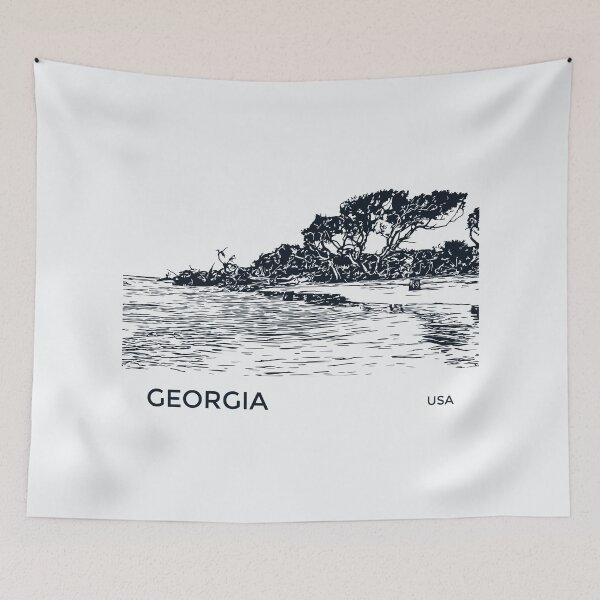 Item preview, Georgia USA designed and sold by Lakeric Cityscapes.