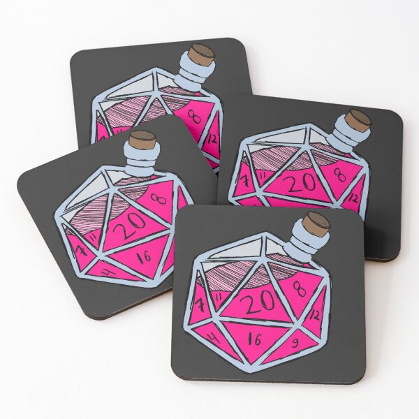 Item preview, Dice potion pink designed and sold by Questorium.