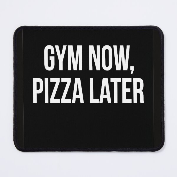 Item preview, Funny Gym Now Pizza Later Fitness Humor Shirt designed and sold by yrzvdev.