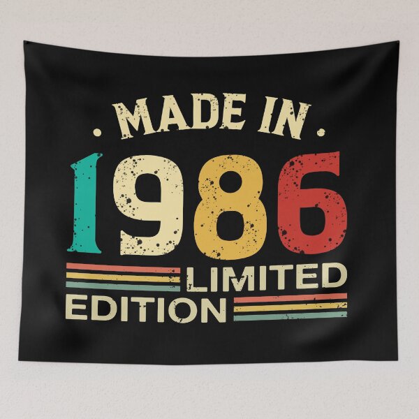 Item preview, Born in 1986 vintage 40th birthday designed and sold by Alexaltay.