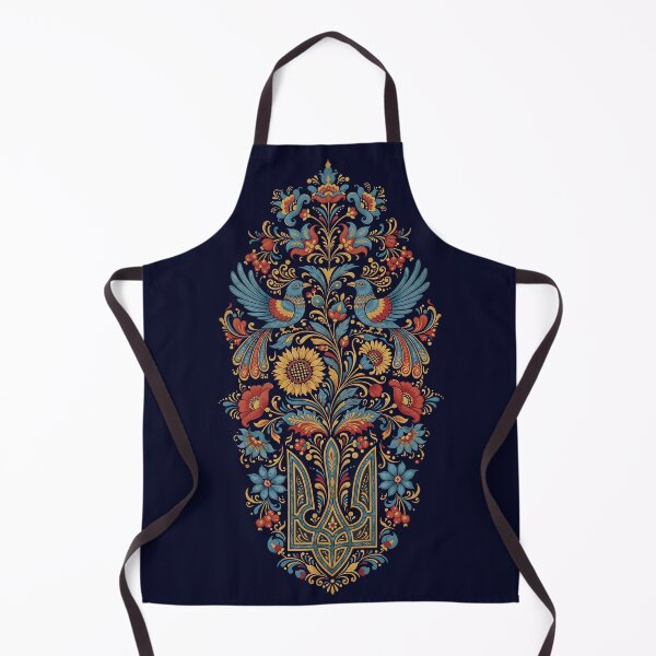 Item preview, UKRAINIAN TRYZUB Floral Folk Art designed and sold by agoraman.
