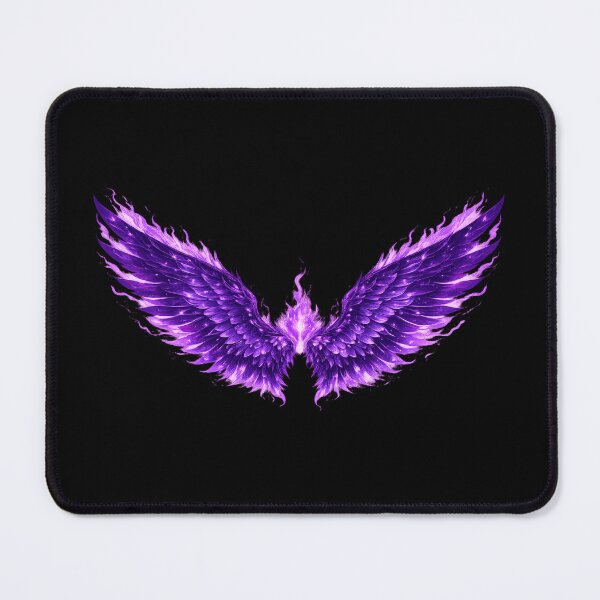 Item preview, Purple Mystic Wings – Fantasy Violet Feather Art designed and sold by Reminixi.