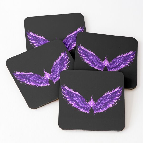 Item preview, Purple Mystic Wings – Fantasy Violet Feather Art designed and sold by Reminixi.