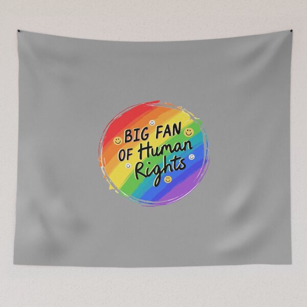 Item preview, Big Fan of Human Rights - Radicalized by Basic Decency Retro T-Shirt designed and sold by BANKACEM.STORE.