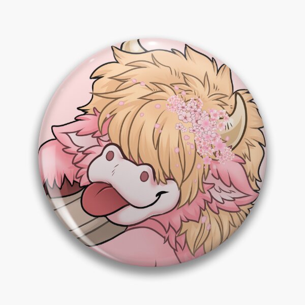 Item preview, Sakura Highlander Cow with a drink designed and sold by Grethe-B.