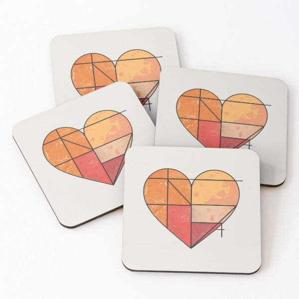 Item preview, Abstract Geometric Heart Art | Modern Love Illustration designed and sold by AM-little-shop.