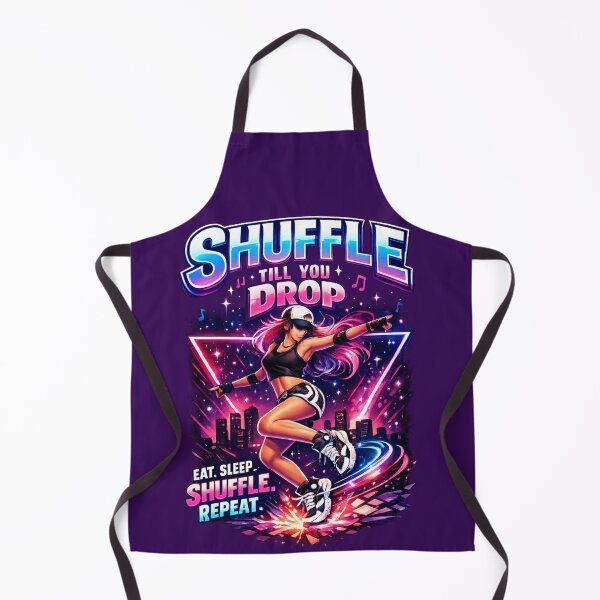 Item preview, Shuffle Dance Neon Rave Shirt EDM Streetwear designed and sold by Tender Flower Clothing.