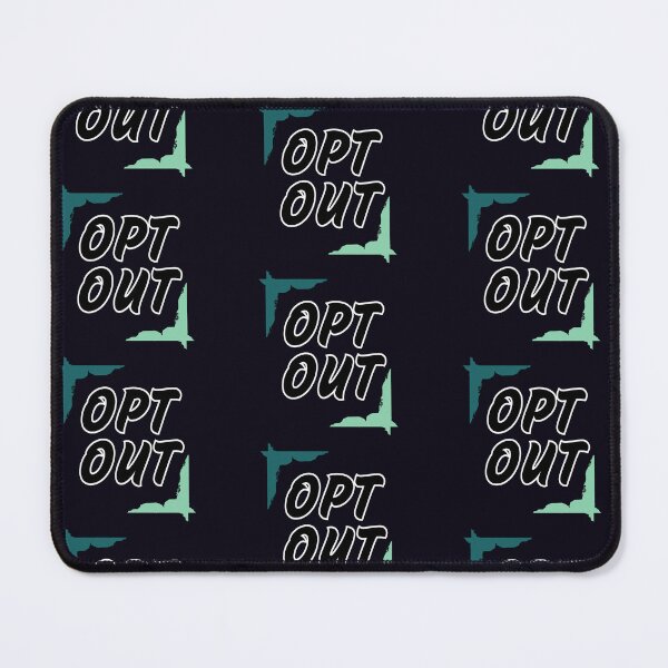 Item preview, Opt out, go against the grain, green frame designed and sold by LiskoDesign.