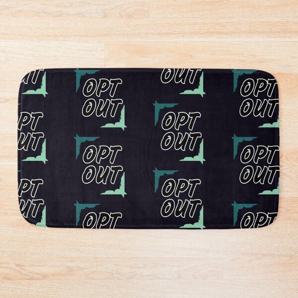 Item preview, Opt out, go against the grain, green frame designed and sold by LiskoDesign.