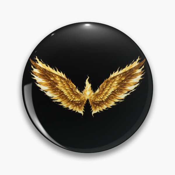 Item preview, Gold Angel Wings Graphic – Golden Feather Wings Art designed and sold by Reminixi.