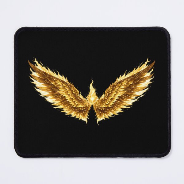 Item preview, Gold Angel Wings Graphic – Golden Feather Wings Art designed and sold by Reminixi.