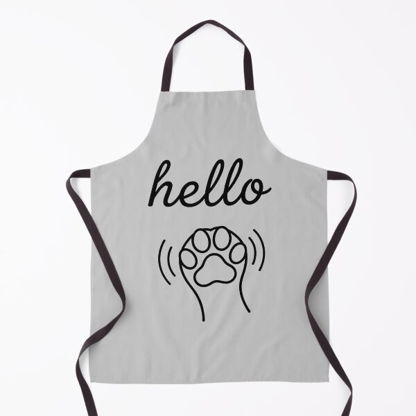 Item preview, Hello Paw Wave - Minimalist Cute Dog and Cat Lover Art designed and sold by Wild-way Art.
