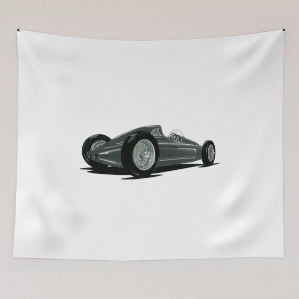 Item preview, Famous adorable retro classic racing car gray Cisitalia 360 Monoposto V12 engine designed and sold by Cars23.