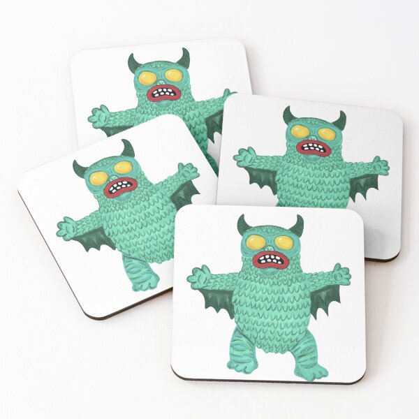 Item preview, Retro Japanese Alien Bat designed and sold by CosmicPixlstudio.