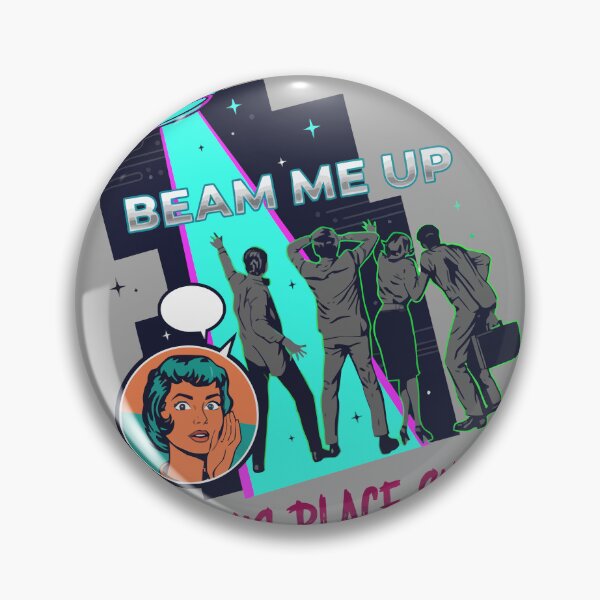 Item preview, Beam Me Up This Place Sucks - Funny Retro Sci-Fi Alien Meme Shirt designed and sold by BANKACEM.STORE.