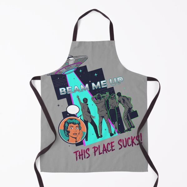 Item preview, Beam Me Up This Place Sucks - Funny Retro Sci-Fi Alien Meme Shirt designed and sold by BANKACEM.STORE.