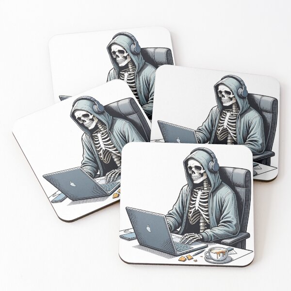 Artikelvorschau, Gen Z Büroangestellten-Skelett entworfen und verkauft von Retrics Studio.