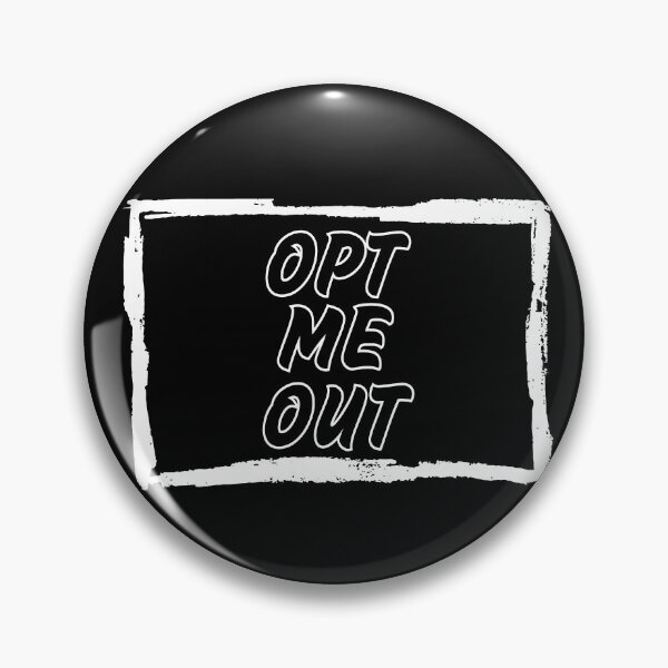 Item preview, Opt me out, against the current, white frame designed and sold by LiskoDesign.