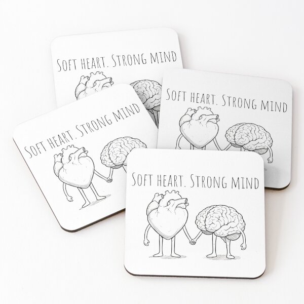 Item preview, Soft Heart, Strong Mind – Emotional Intelligence Design designed and sold by sorryNOTsorry.brand.