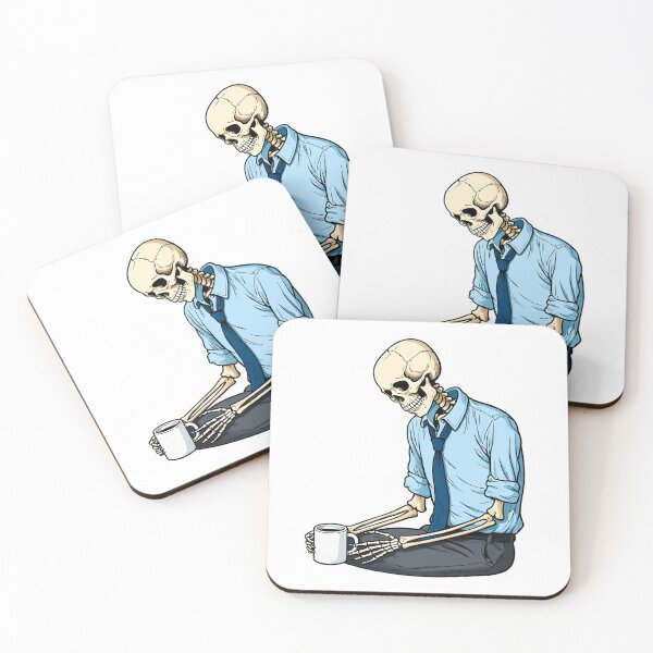 Item preview, Burnt-Out Corporate Skeleton designed and sold by Retrics Studio.