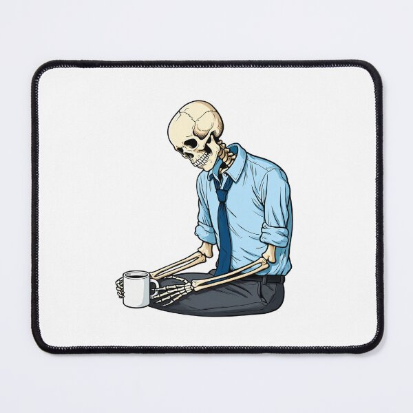 Item preview, Burnt-Out Corporate Skeleton designed and sold by Retrics Studio.