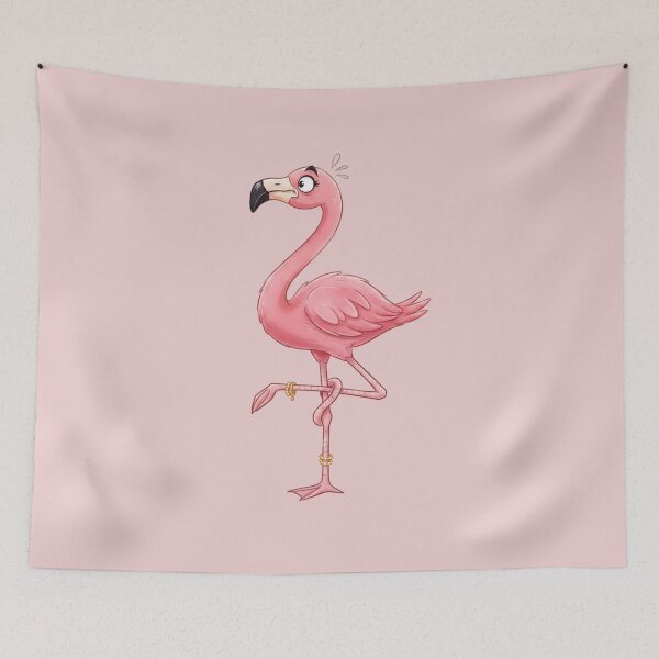 Item preview, The Glamour Knot: Awkward Flamingo designed and sold by ArtsByAdriana.