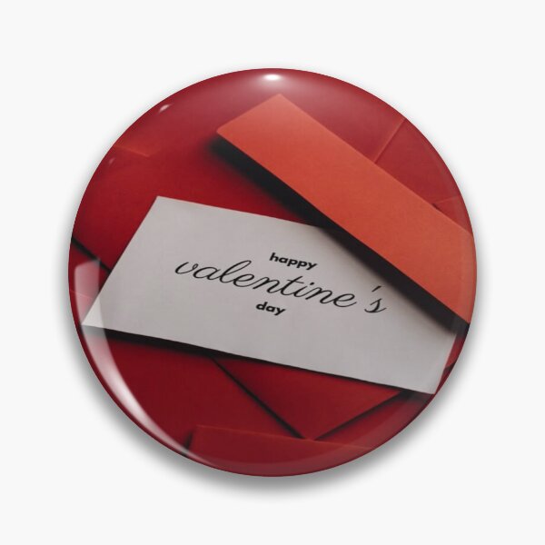 Item preview, Soft Love Valentine Aesthetic Pin designed and sold by GenZINISH.