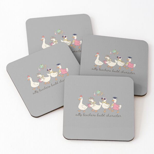 Item preview, Silly Teachers Build Character - Funny Goose Teacher SEL Aesthetic Shirt designed and sold by BANKACEM.STORE.