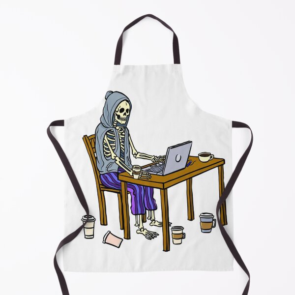 Item preview, Skeleton Working from Home designed and sold by Retrics Studio.