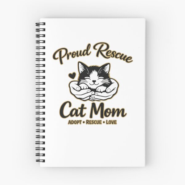 Item preview, Proud Rescue Cat Mom Art designed and sold by PrintGarageArt.