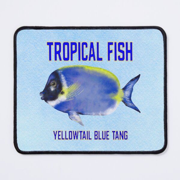 Item preview, Vibrant Yellowtail Blue Tang designed and sold by MysticOzzy.