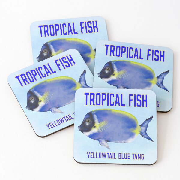 Item preview, Vibrant Yellowtail Blue Tang designed and sold by MysticOzzy.