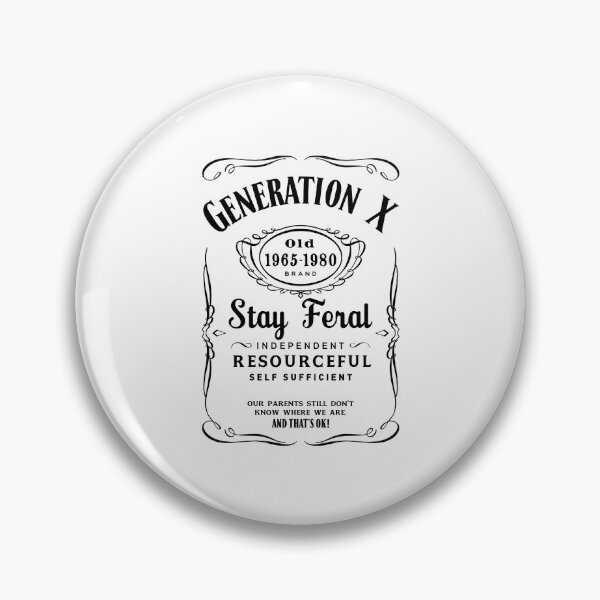 Item preview, Gen X Stay Feral designed and sold by AngryDesigns.