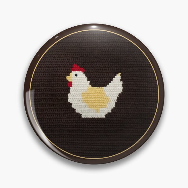 Item preview, Cute Brown Crochet Chicken designed and sold by TackyTime.