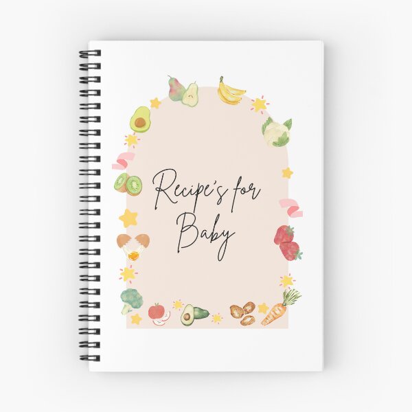Item preview, Weaning Journal for babies (Beige) Blank Inside  designed and sold by livandlittle.