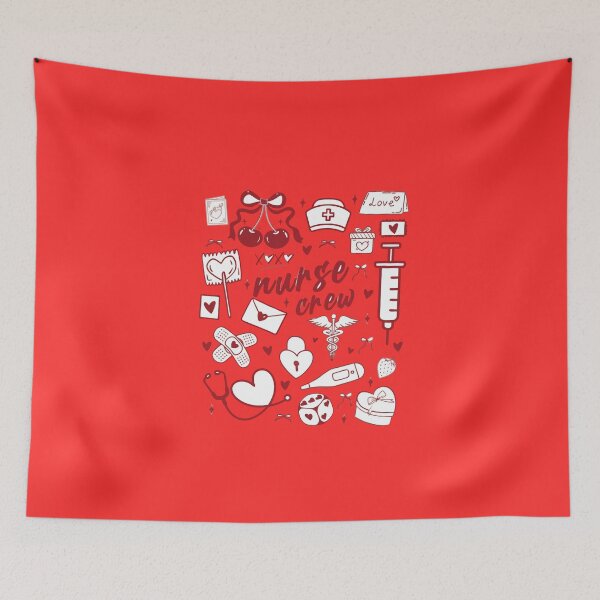 Item preview, Nurse Valentine's Day Heart - Cute Pink RN Pediatric Nursing Tee designed and sold by BANKACEM.STORE.