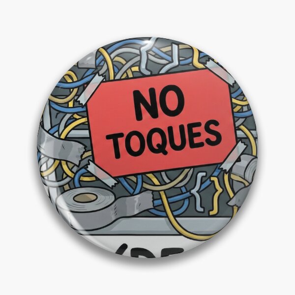 Item preview, No Toques, Compila (de Milagro) - Humor Programador designed and sold by Meredias.