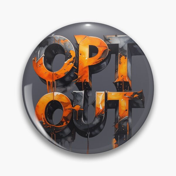 Artikelvorschau, Opt out 3D, orange schwarz mit Dornen entworfen und verkauft von LiskoDesign.