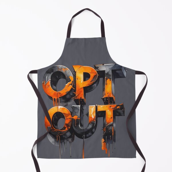 Item preview, Opt out 3D, orange black with thorns designed and sold by LiskoDesign.