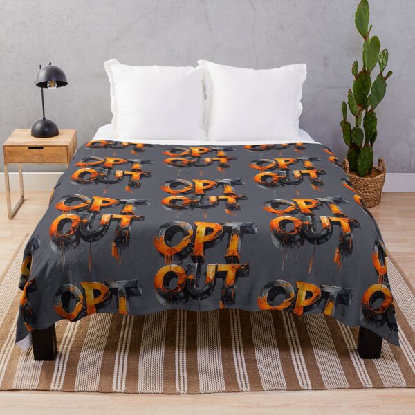 Item preview, Opt out 3D, orange black with thorns designed and sold by LiskoDesign.