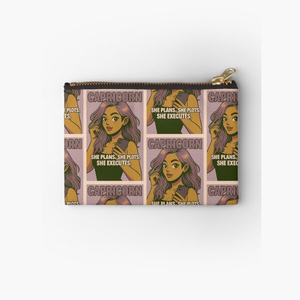 Item preview, Capricorn Zodiac Girl Pop Art: She Plans, She Plots, She Executes designed and sold by usha5o.