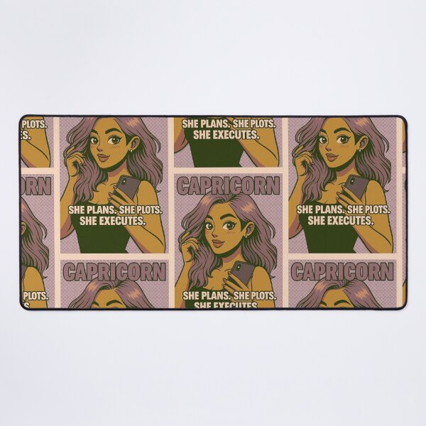 Item preview, Capricorn Zodiac Girl Pop Art: She Plans, She Plots, She Executes designed and sold by usha5o.