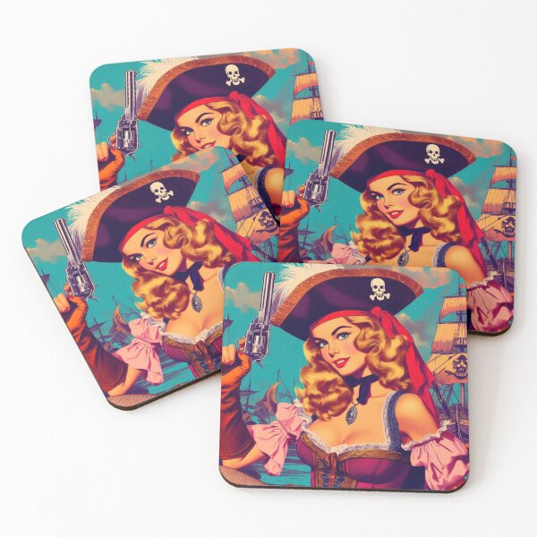 Item preview, Cute Pirate Girl designed and sold by PulpVintage.