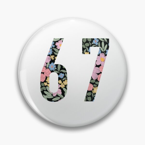 Item preview, Colorful floral Six seven numerical number  designed and sold by PrettywithColor.